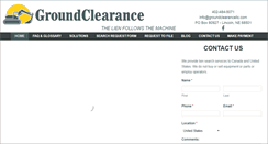 Desktop Screenshot of groundclearancellc.com