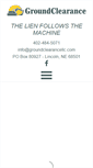 Mobile Screenshot of groundclearancellc.com